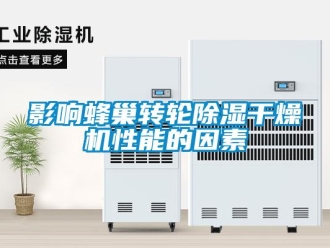 知識百科影響蜂巢轉(zhuǎn)輪除濕干燥機性能的因素