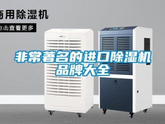 企業(yè)新聞非常著名的進口除濕機品牌大全