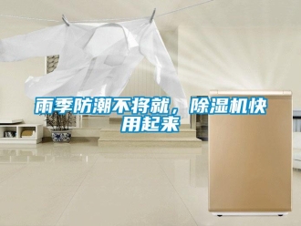 知識百科雨季防潮不將就，除濕機快用起來
