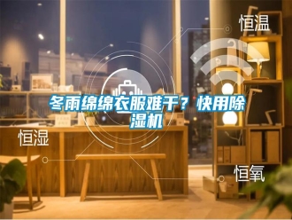 企業(yè)新聞冬雨綿綿衣服難干？快用除濕機(jī)