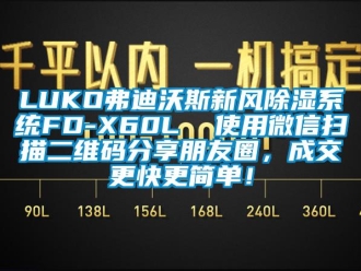 企業(yè)新聞LUKO弗迪沃斯新風(fēng)除濕系統(tǒng)FD-X60L  使用微信掃描二維碼分享朋友圈，成交更快更簡單！