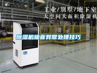 企業(yè)新聞除濕機噪音異常處理技巧