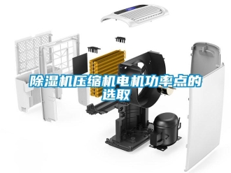 企業(yè)新聞除濕機(jī)壓縮機(jī)電機(jī)功率點的選取