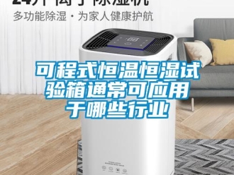 知識百科可程式恒溫恒濕試驗箱通常可應(yīng)用于哪些行業(yè)