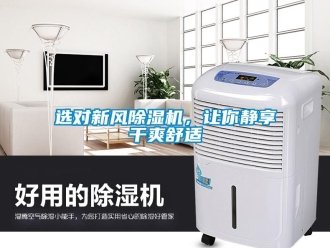 知識(shí)百科選對(duì)新風(fēng)除濕機(jī)，讓你靜享干爽舒適