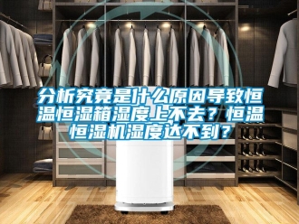 知識百科分析究竟是什么原因?qū)е潞銣睾銤裣錆穸壬喜蝗?？恒溫恒濕機(jī)濕度達(dá)不到？