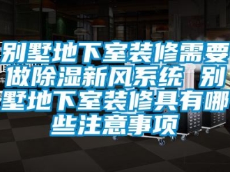 企業(yè)新聞別墅地下室裝修需要做除濕新風(fēng)系統(tǒng) 別墅地下室裝修具有哪些注意事項(xiàng)