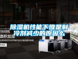 企業(yè)新聞除濕機性能下降是制冷劑減少的原因么