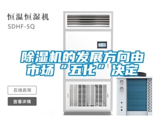 企業(yè)新聞除濕機的發(fā)展方向由市場“五化”決定