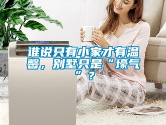 知識百科誰說只有小家才有溫馨，別墅只是“壕氣”？