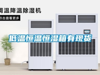 知識百科低溫恒溫恒濕箱有現(xiàn)貨