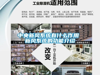 企業(yè)新聞中央新風系統(tǒng)有什么作用 新風系統(tǒng)的功能介紹