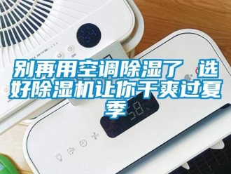 企業(yè)新聞別再用空調(diào)除濕了 選好除濕機(jī)讓你干爽過(guò)夏季