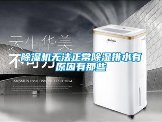 企業(yè)新聞除濕機(jī)無(wú)法正常除濕排水有原因有那些