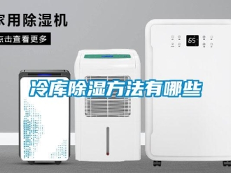 企業(yè)新聞冷庫除濕方法有哪些