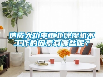 知識百科造成大功率工業(yè)除濕機不工作的因素有哪些呢？