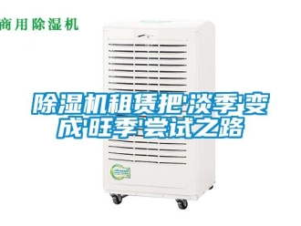 企業(yè)新聞除濕機(jī)租賃把'淡季'變成'旺季'嘗試之路