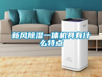 知識(shí)百科新風(fēng)除濕一體機(jī)具有什么特點(diǎn)