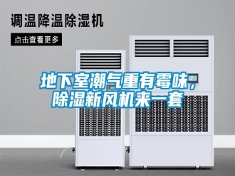 企業(yè)新聞地下室潮氣重有霉味，除濕新風機來一套